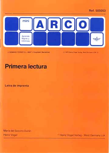 Primera Lectura - Cartilla Mini Arco